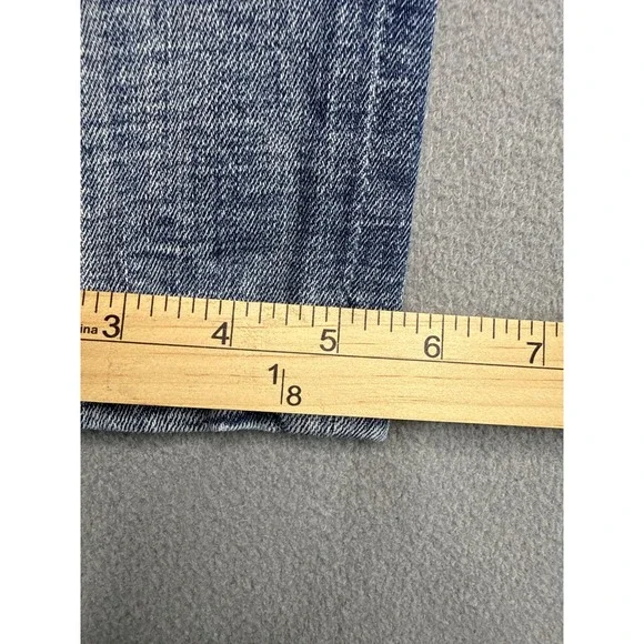 Miss Me Jeans Women 27 Blue MP7299S Mid-Rise Skinny Embellished Flap Pocket - Picture 11 of 16